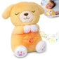 Kophinye Breathing Stuffed Animal, Dog Plush Soothe Snuggle Dog Stuffed Animals For Kids Babies, Cartoon Sleeping Puppy Plushie