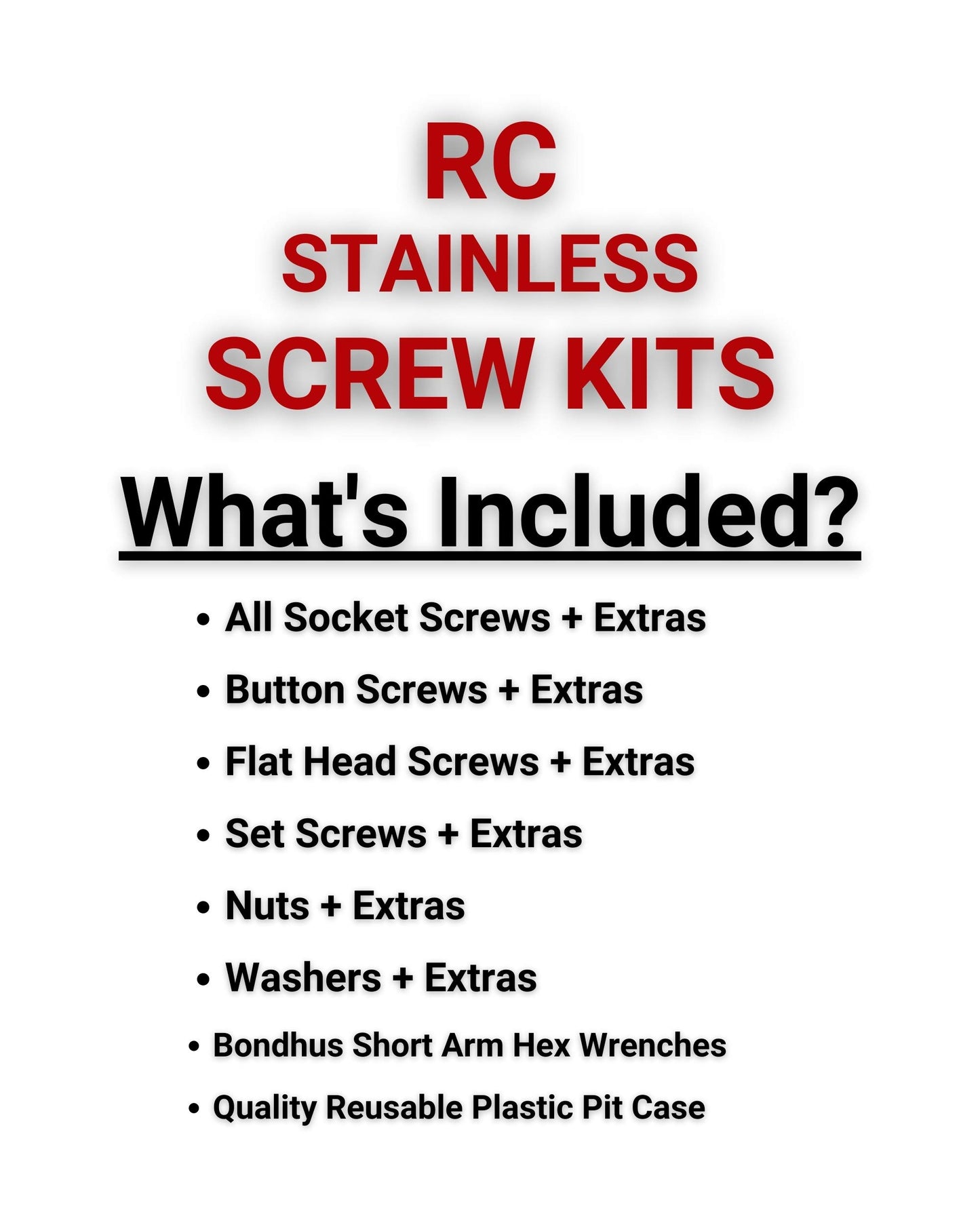 ara035 - Armma Felony 6S BLX 1/7th (ARA7617V2) Stainless Steel Screw Kit