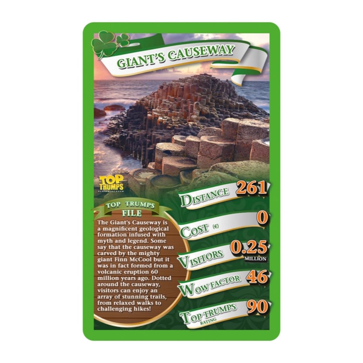 Top Trumps Ireland - 30 Things to Do Card Game