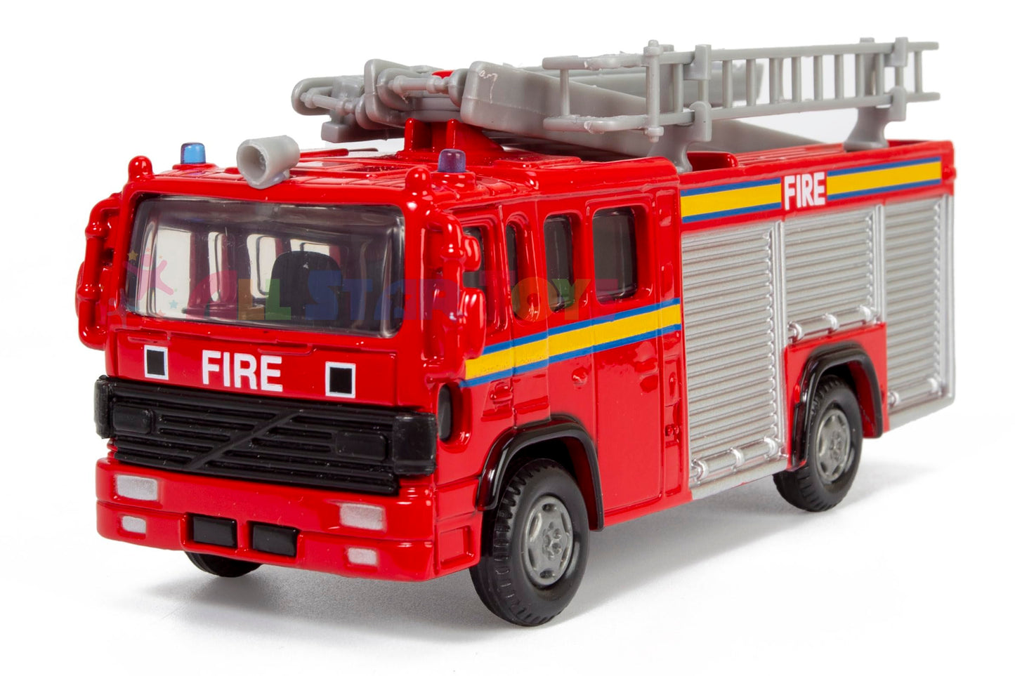 London Fire Truck 5 Inch Diecast Model Toy Car Fire Engine by All Star Toys Motormax 76006