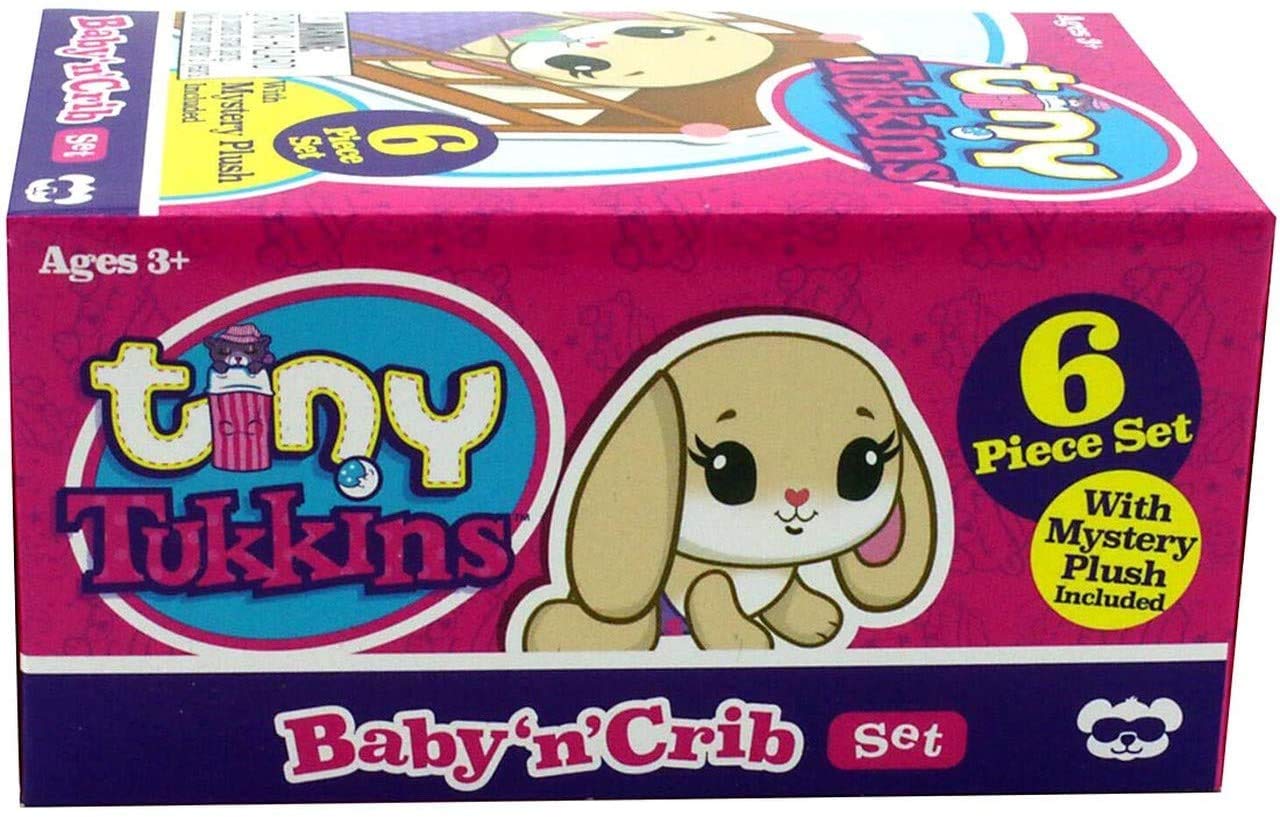 Tiny Tukkins Doggy Family Stuffed Animal Preschool Playset- Play Preschool Set For Girls & Toddlers Includes Big Sister And Baby
