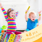 LovesTown Kids Slap Bracelets, 48PCS Slap Wristbands Snap Bracelets Emotions Camouflage Leopard Print Galaxy for kids Party Favo