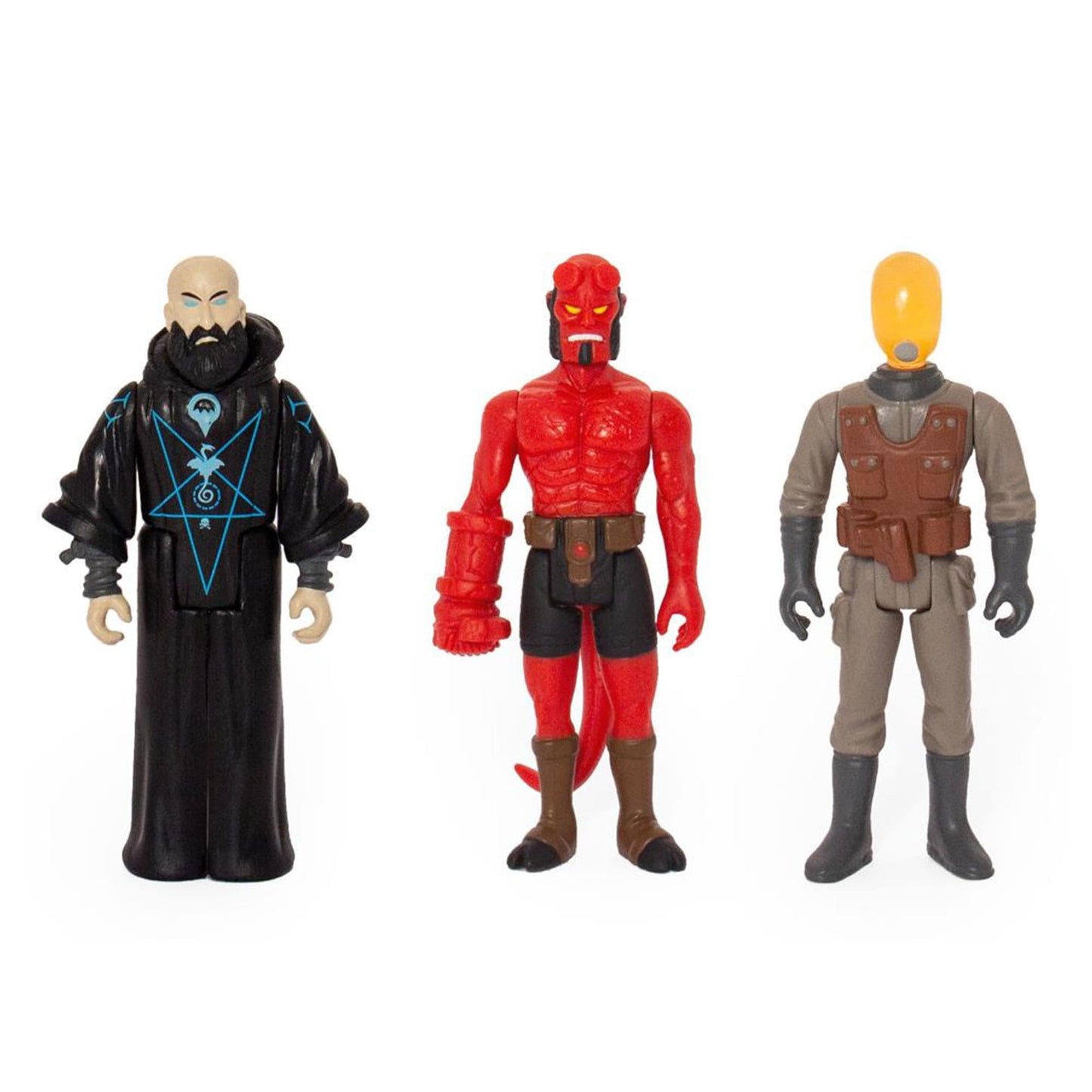 Super 7 Hellboy Reaction Action Figures 3 Pack B