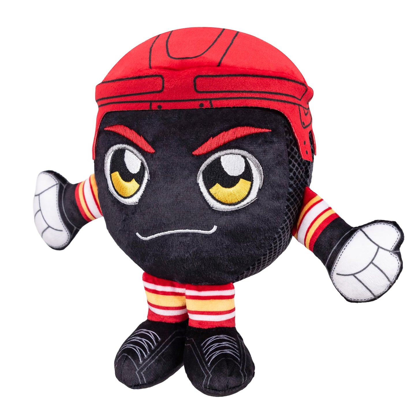 Bleacher Creatures Calgary Flames 8'' Nhl Kuricha Hockey Puck Sitting Plush - Soft Chibi Inspired Plush