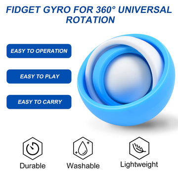 Yrissmiss Fidget Toys For Kids, Fidget Gyro For Adults, Gifts For Boys Girls Teens Kids Christmas New Year Valentine'S Day, Adhd Autism Stress Relief Finger Toys Classroom