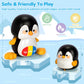 Baby Toys 6-12 Months, Musical Penguins Crawling Infant Toys, Early Learning Toy for Tummy Time with Light & Sound, Birthday Gif