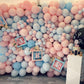 140Pcs Pastel Pink Balloons Baby Pink Balloon Garland Arch Kit 5/10/12/18 Inch Latex Pink Balloons Different Sizes As Gender Rev