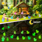 Jyxt 250 Pcs Mini Resin Ducks Glow In The Dark, Tiny Animals Figures To Hide Luminous Miniature Plastic Duck For Fish Tank Aquar