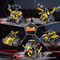 INSOON 520 PCS Robot Toys Building Set - App & Remote Control, 5-in-1 RC Wall Robot, Dinosaur, Plastic, Yellow, Model 8039, Gift for Kids 6