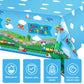 Tegeme 3 Pack Transportation Birthday Party Supplies Transportation Table Covers Cars Tablecloth Vehicle Transportation Birthday