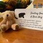 Siluyado A Little Pocket Bear Hug - Sending You A Bear Hug, Pocket Hug Love Token, Give Bear Hugs To Whoever Needs One, Cute Fun