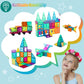 NEOFORMERS Magnetic Tiles 96 Pcs 3D Building Blocks Educational Toys Assorted Colors for Kids Ages 3+
