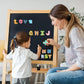 Lovestown 26Pcs Large Size Magnetic Letters, Cute Animal Alphabet Abc Magnets Colorful Uppercase Animals Toys Set For Fridge Educational Spelling Learning Games Kids Toddlers