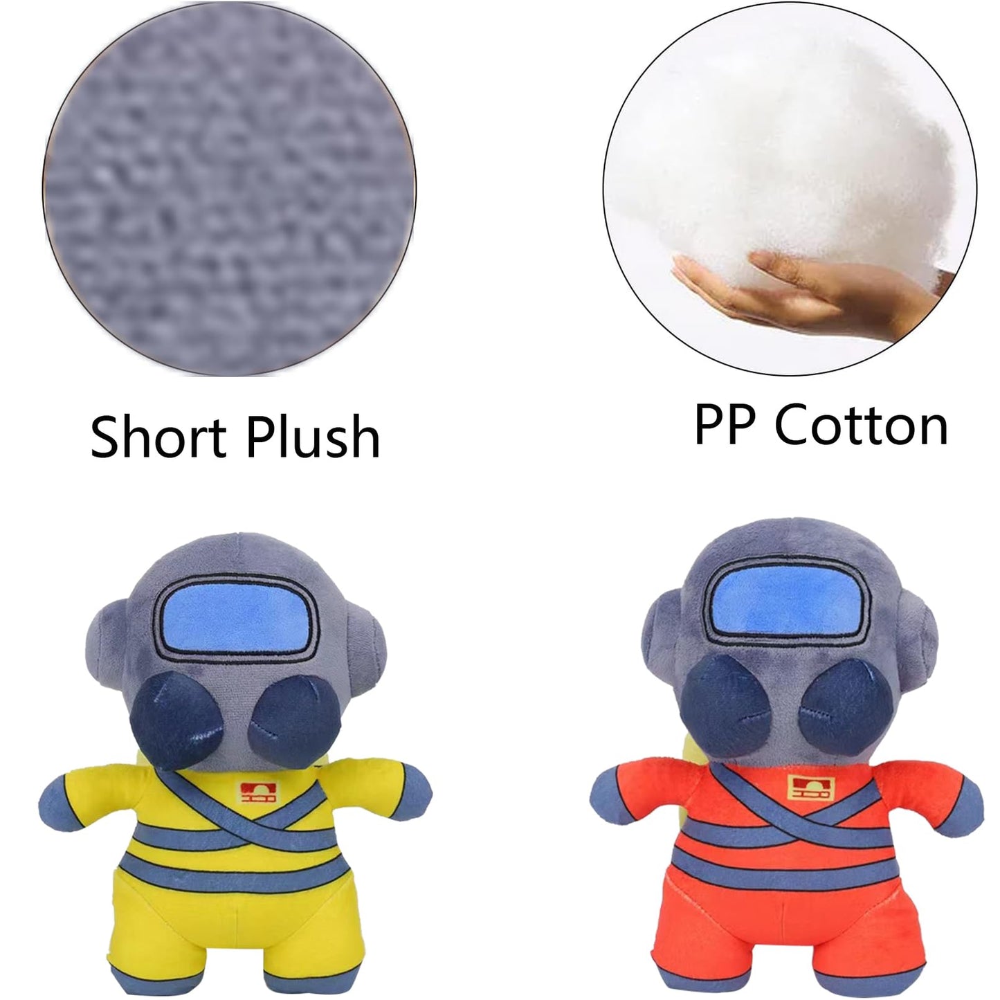 Lethal Company Employee Plush, 8 Inches Lethal Company Loot Bug Plush, Lethal Company Coil Head Plushies Toy, Stuffed Animal Plu