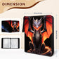 Wazzio 900 Pocket Dragon Card Binder  Trading Card Storage Album with 50 Durable 9-Pocket Pages  Dragon Design on Pocket Card Packs  Gifts for Zipper Closure Collector's Album