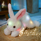 SpecialYou Light up Music Plush Bunny Rabbit Stuffed Animal Rabbit Plushie Toy Glow in The Dark Bedtime Companion Easter Bunny G