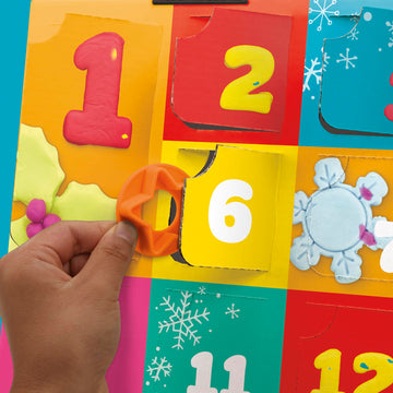 Play-Doh Holiday Advent Calendar for Kids 3 and Up, 24 Day Countdown, Multiple Surprise Gifts Behind Each Door, Arts & Crafts
