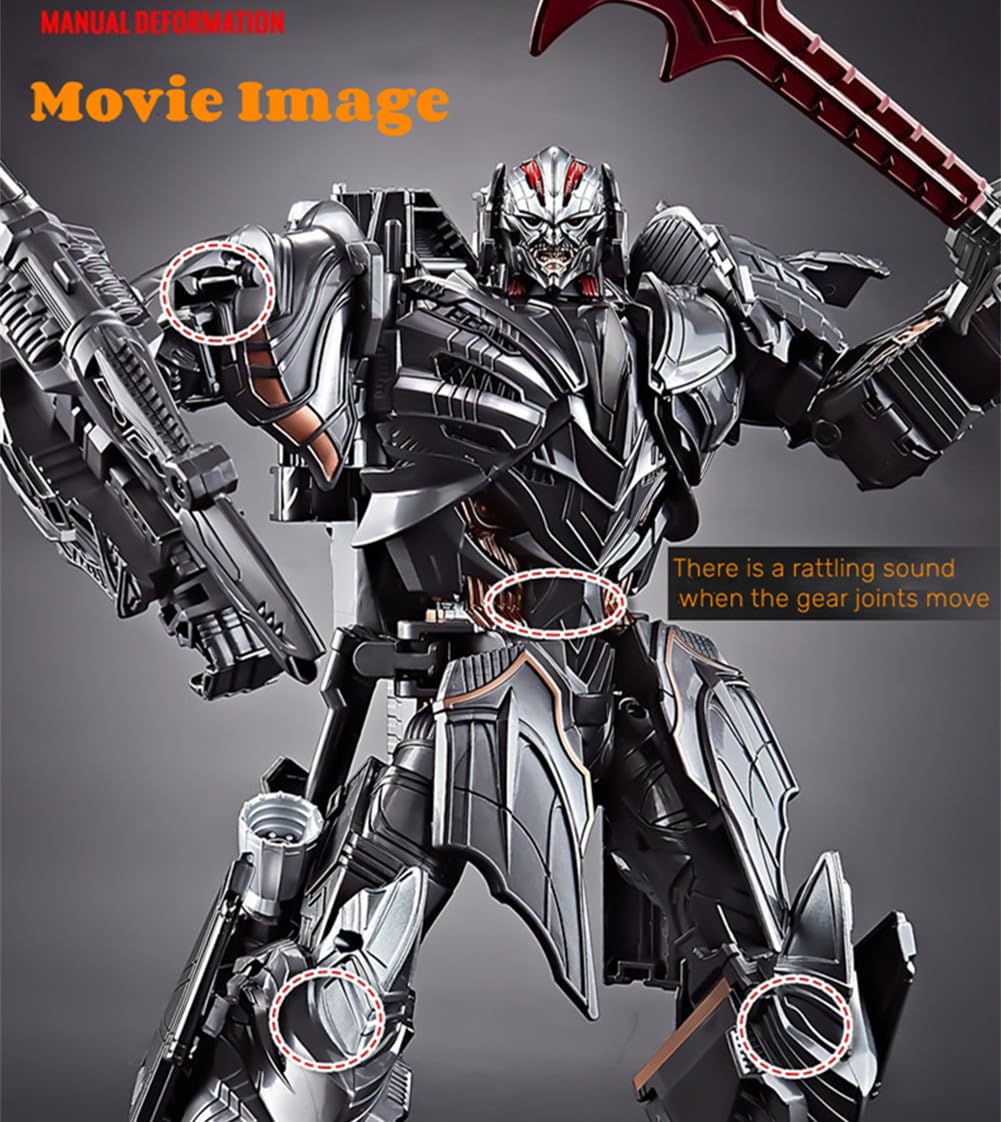 Lcfd Alloy Deformation Car Toys, 11 inch Big Size, Manual Deformation Car Model Robot Toy, Action Figures,Exquisite Packaging, G