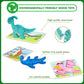 Toy Life Toddler Puzzles Ages 2-4, Wooden Puzzles For Toddlers 1-3, 7 Piece Dinosaur Puzzle 2 Year Old, Toddler Puzzles Ages 1-3, Toddler Boy Toys 2-3, Educational Toys For Toddlers 3-5