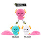 Fluffie Stuffiez Axolotl Small Collectible Feature Plush - Surprise Reveal Unboxing With Huggable Asmr Fidget Diy Fur Pulling, Ultra Soft Fluff