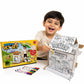 Crackles Diy 3D Paper Puzzle Craft Kit For Kids | Build And Paint Cardboard House Toy With Colors | Creative Art & Craft Activit