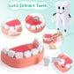 Atoylink Doctor Kit for Toddlers Kids Dentist Pretend Play Toy Set, 32Pcs Wooden Medical Kit with Dress Up Costume & Bag & Prete
