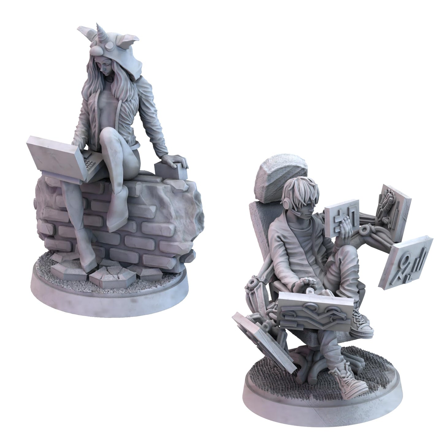 Awaken Realms Tamashii: Chronicle Of Ascend Edgerunners Miniatures - Exquisite Fantasy Figures For Tabletop Gaming, Sci-Fi Strategy Game, Ages 14+, 1-4 Players, 45-90 Min Playtime, Made