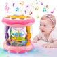 Baby Musical Light Up Toys 0-6 Months Tummy Time Ocean Projector Rotating Infant 0-3 3-6 7 8 9 Months Learning Crawling Pink Toys Babies 6-12 Month Girls 1 2 3 Year Old Birthday Newborn Gifts
