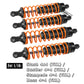ARRCat Big Bore RC Shock for Slash 4WD 4x4 Upgrades Parts, 1/10 Stampede 4WD 4x4,Hoss 4WD 4x4,Rustler 4WD 4x4,4PCS Aluminum Full