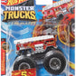 Monster Trucks 5 Alarm Fire Truck, 2023 Connect and Crash (1:64 Scale) Red