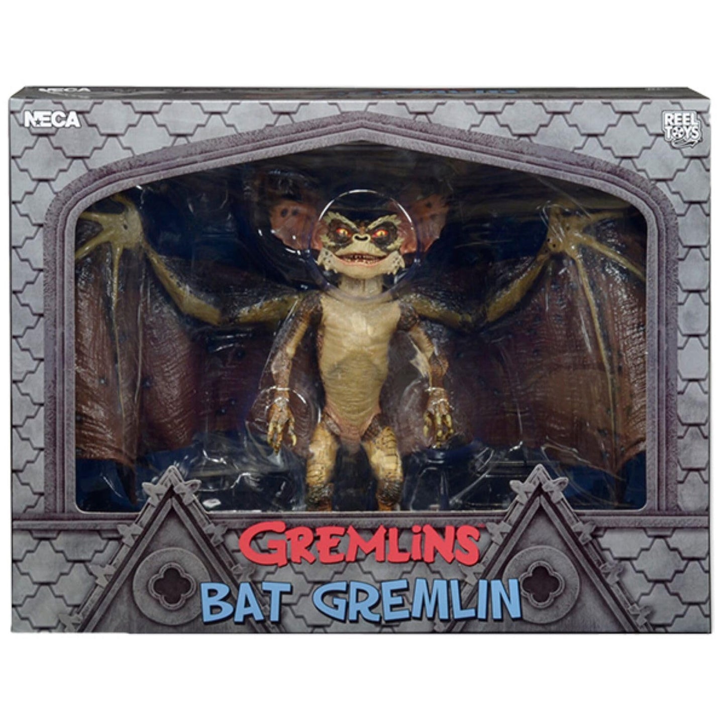 Neca Gremlins 2 Deluxe Bat Gremlin 6-Inch Action Figure With 18-Inch Wingspan And Display Stand