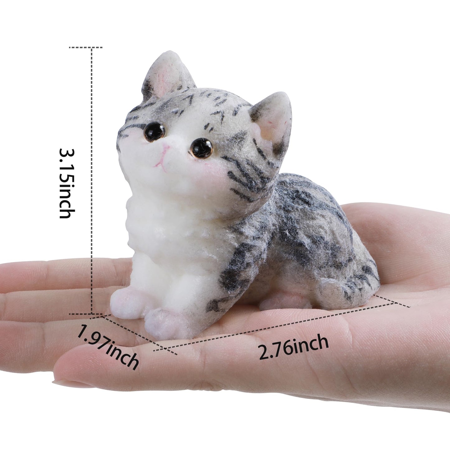 Nansike Taba Squishy Cat Kit,Cute Squishy Toys,Bag Charms,Suitable For Cat Memorial Gifts For Women (Silicone Slow Rebound Feel)