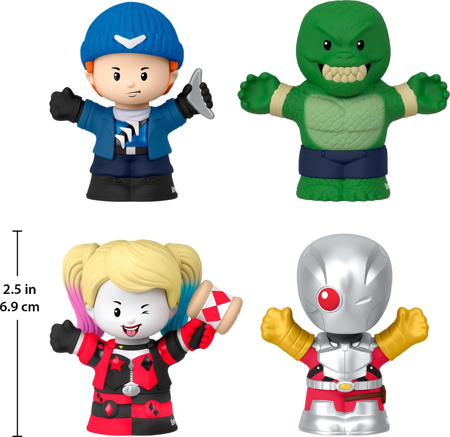 Little People Collector Dc Suicide Squad Special Edition Set For Adults & Fans, 4 Figures In Display Package