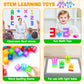 Feoxialy Magnetic Blocks - 52Pcs Translucent Magnetic Cubes, Digit Building Blocks Magnet Toys For Kids, Rainbow Stem Creativity Toys 3+ Year Old Boys & Girls Toddlers Kids Christmas Birthday Gifts