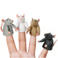 Mcphee Accoutrements Finger Rats 4 Piece Finger Puppet Set