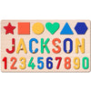 Azufemos Personalized Name Puzzle For Kids, Personalized Baby Gifts Name Puzzles For Toddlers 1-3, 1St Birthday For Girls & Boys