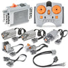 9-In-1 Technic-Motor-Kit Compatible With Lego, Power Functions Motor Set With M & L Motors, Remote Control, Ir Receiver, Aa Batt