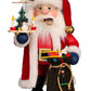 Alexander Taron Christian Ulbricht Decorative Santa Claus with Pyramid and Gifts Smoker - 14.5 H x 7.25 W x 7.5 D