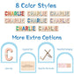 Wooden Name Puzzle for Toddlers 1-3, Alphabet Shape Number Name Puzzle for Kids Personalized Baby Gifts 1st Birthday Girl Boy Gi