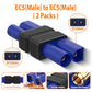 Laisomeke EC5 Male to EC5 Male Adapter, EC5 Male to Male Connector Adapter for RC Lipo Battery EC5 to EC5 Adapter (2Pack)