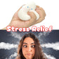 funnysquee Cute Horned Monster Squishies Toy,Stress Balls for Kids Adults,Small Monster Stress Relief Squeeze Toys for Kid Chris