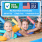 Pool Noodles, Fix Find 5 Pack Of 52 Inch Hollow Foam Pool Swim Noodles, Bright Red & Lime Green Foam Noodles For Swimming, Float