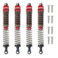 TOOMOD 1/10 110mm RC Oil filled Shock Absorbers kit for Tamiya Bullhead Super Clod Buster TRX4 Axial SCX10 D90 Crawler Car Buggy