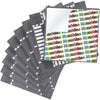 Mannidoo City Road Peel-And-Stick Baseplates, 9 Packs 10'' X 10'' Classic Adhesive Street Road Plates For Tables/Walls - Compati