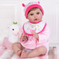 Aori Lifelike Reborn Baby Dolls - 22 Inches Realistic Weighted Newborn Girl Dolls, Great Gift Set For Kids 3+, Pre-Parents, Grand-Parents, Collectors