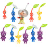 Super Mario Captain Olimar & Pikmin Set - 11 Plastic Figures, Model 410744