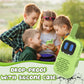 Holiky Green Walkie Talkies For Kids With Dinosaurs Silicone Sleeve, Toys For 3-6 Year Old Boys Girls, Kids Walkie Talkies Decen