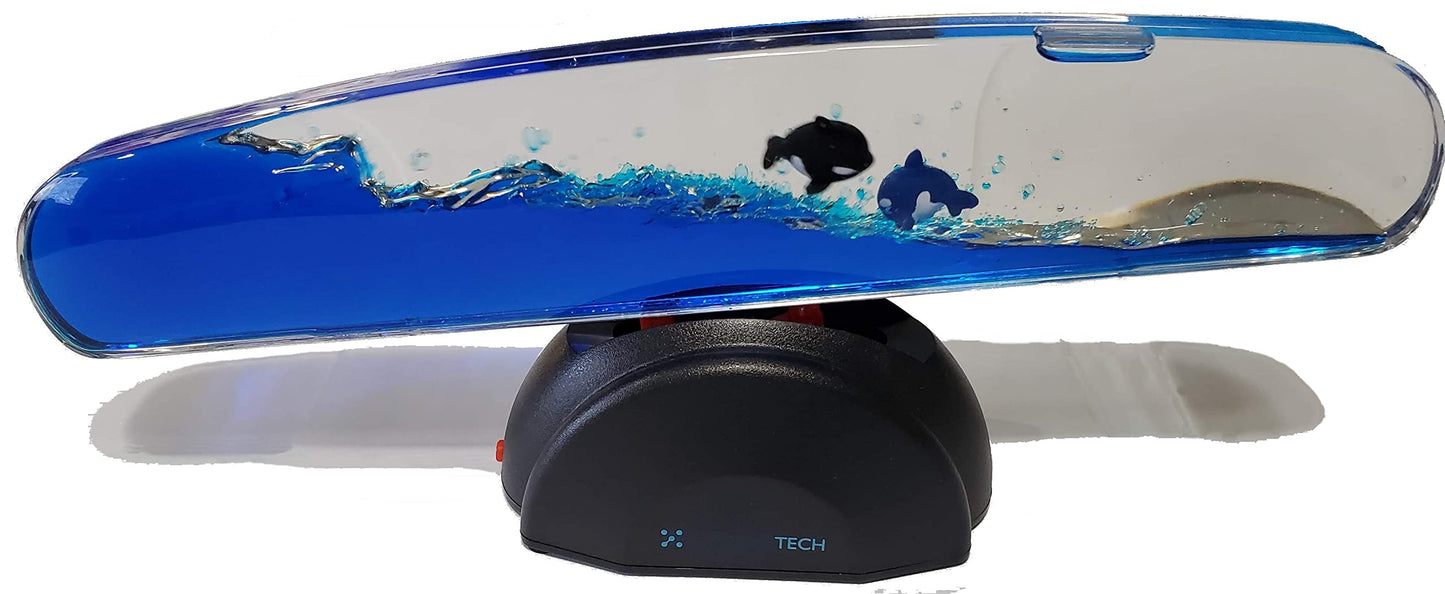 Supremetech Wave Motion Machine (Blue, 12 Inch With Orcas)
