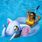 Poolcandy Inflatable Animal Pool Tubes & Swim Rings (Elephant Glitter Filled 48'' Inch Animal Pool Tube Swim Ring)