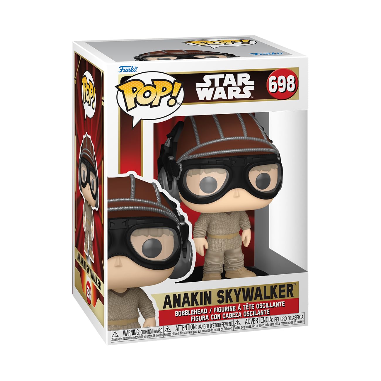 Funko Pop! Star Wars: Episode 1 The Phantom Menace Anniversary - Anakin Skywalker With Helmet - Collectable Vinyl Figure - Gift Idea - Official Merchandise - For Kids & Adults - Movies Fans